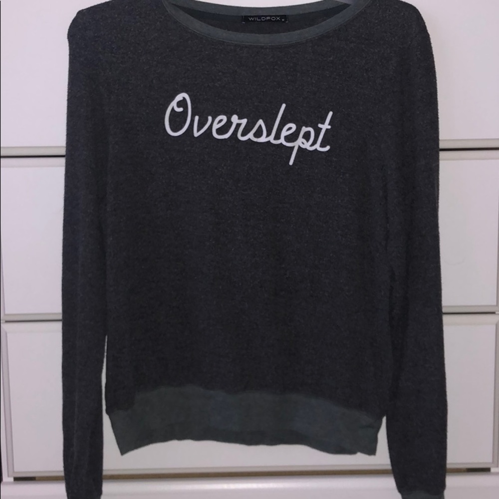 Wildfox "overslept" sweater